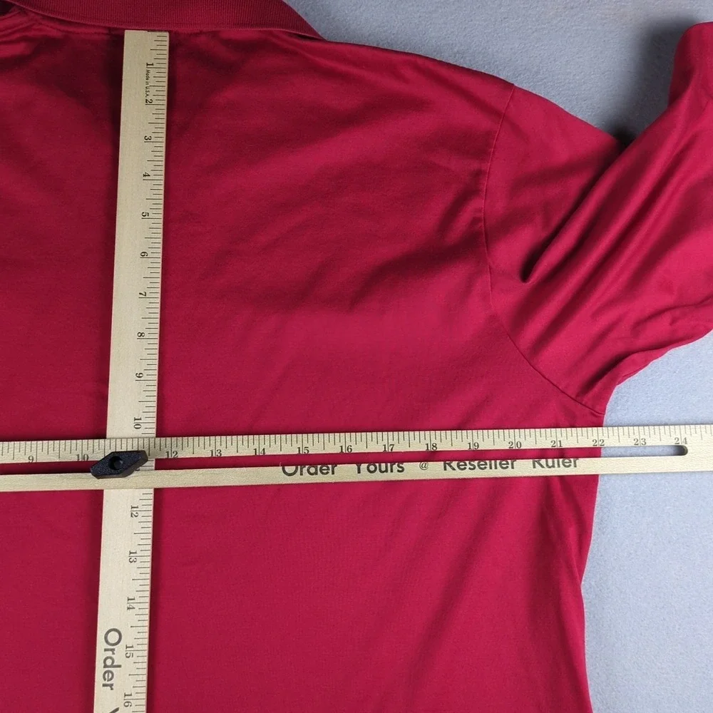 Vintage Polo Golf Ralph Lauren Shirt Mens Medium Red Crest Logo Embroidery